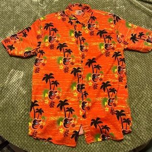 Mens Baltimore Orioles Hawaiian Shirt